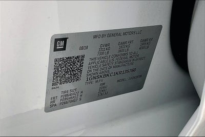 2019 Chevrolet Tahoe LT