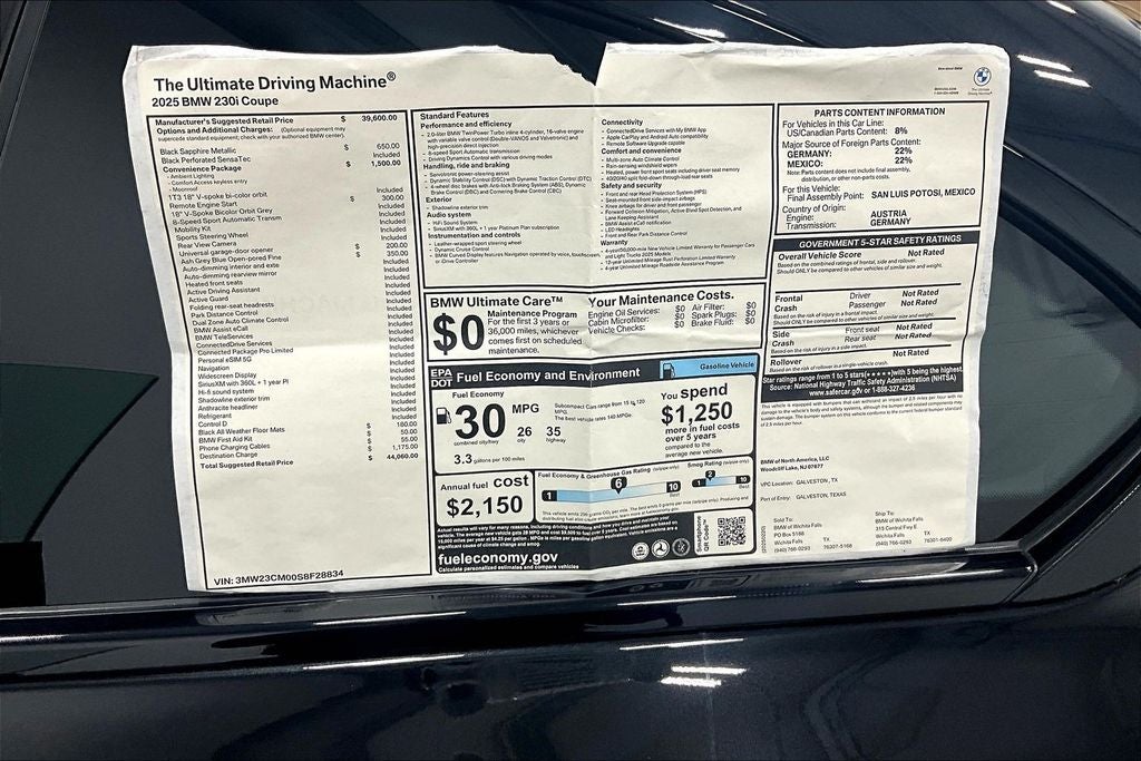 2025 BMW 2 Series 230i