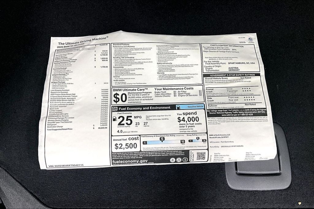 2026 BMW X5 xDrive40i