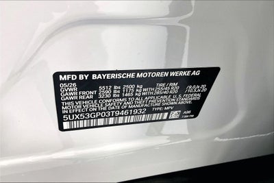 2026 BMW X3 30 xDrive