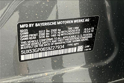 2025 BMW X3 30 xDrive