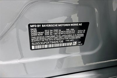 2026 BMW X3 30 xDrive