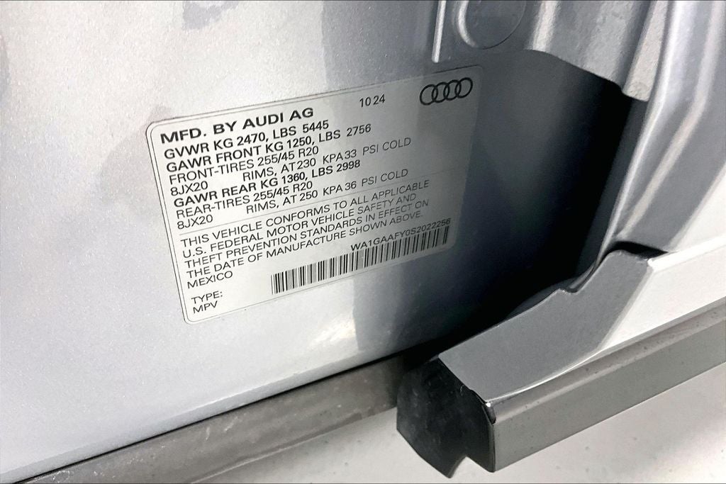 2025 Audi Q5 S Line Premium 45 Tfsi quattro
