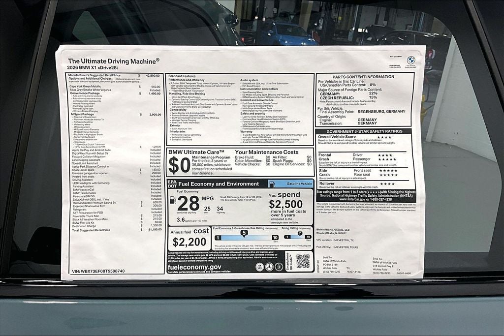 2026 BMW X1 xDrive28i