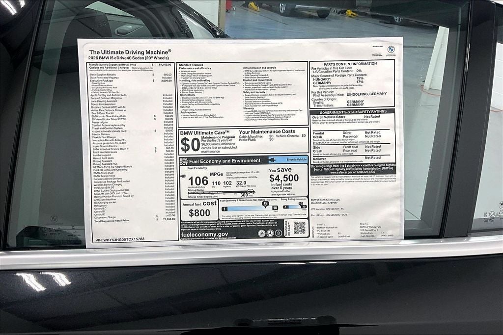 2026 BMW i5 eDrive40