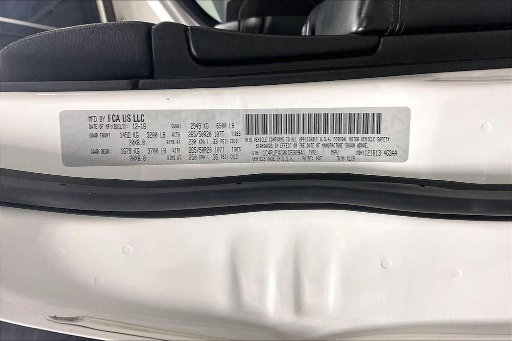 2019 Jeep Grand Cherokee Altitude