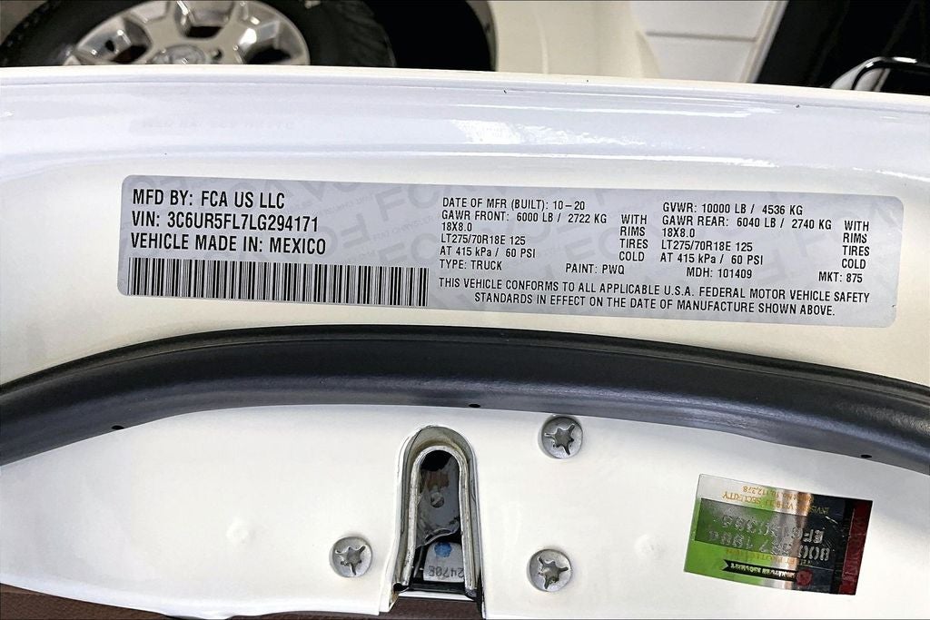 2020 RAM 2500 Laramie