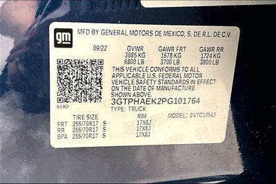 2023 GMC Sierra 1500 Pro