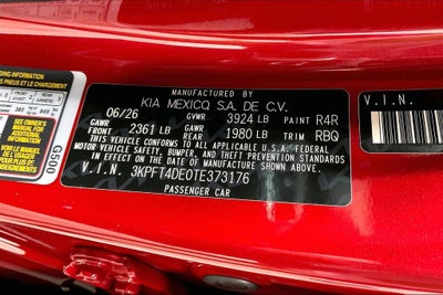 2026 Kia K4 LXS