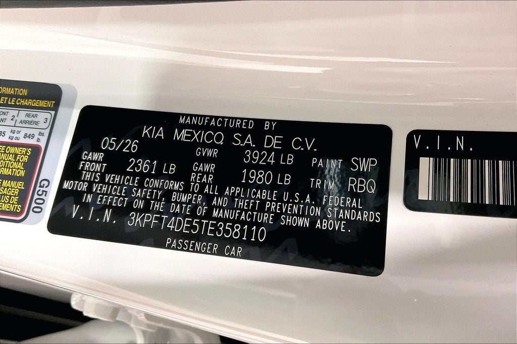 2026 Kia K4 LXS