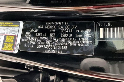 2026 Kia K4 LXS