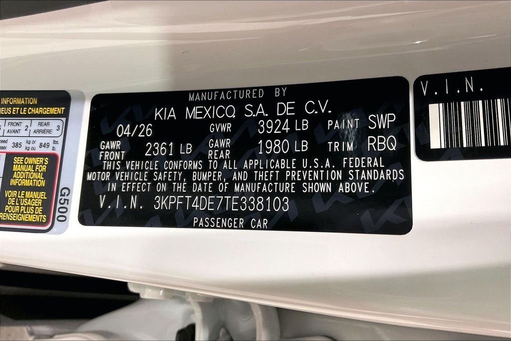 2026 Kia K4 LX