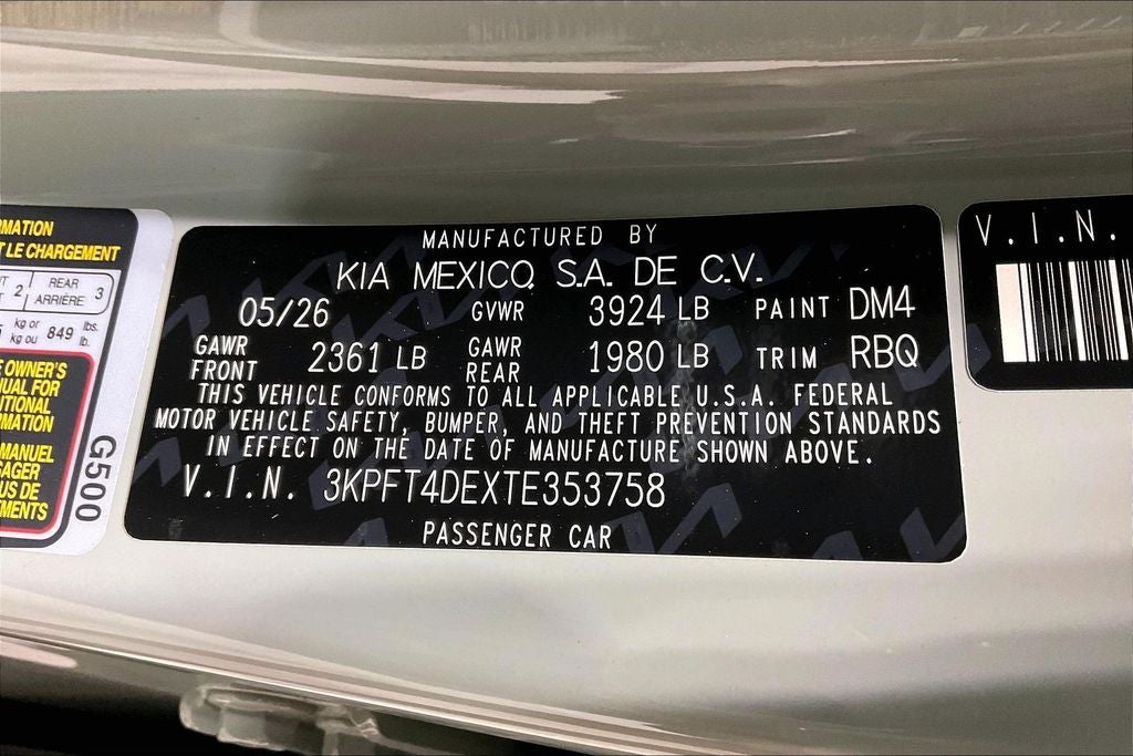 2026 Kia K4 LXS