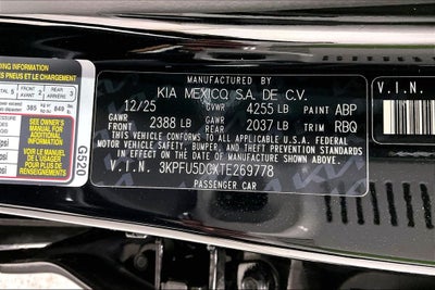 2026 Kia K4 GT-Line Turbo