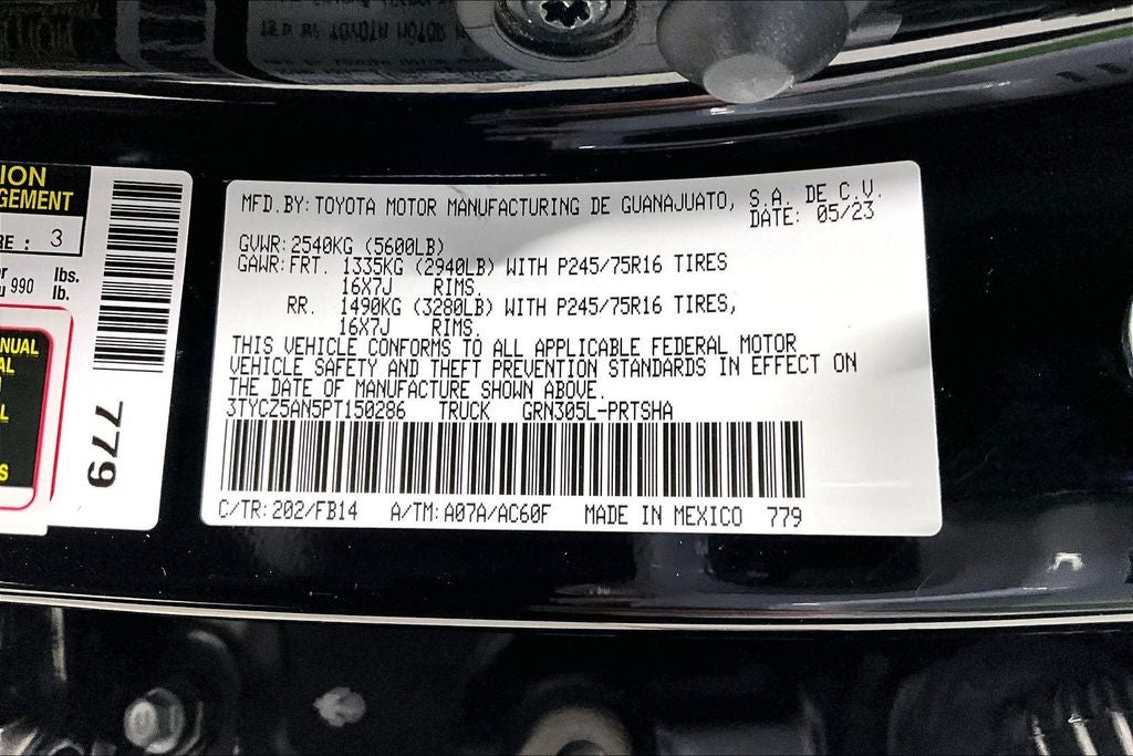 2023 Toyota Tacoma SR V6