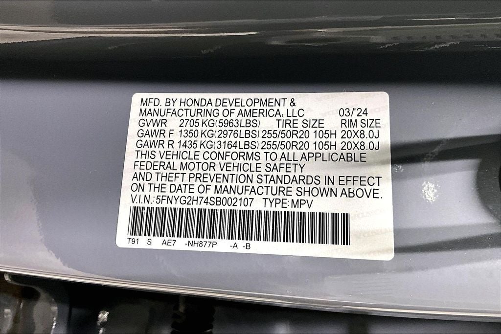 2025 Honda Pilot Touring