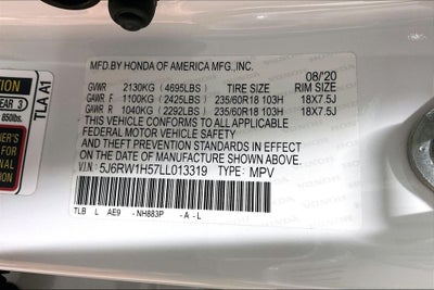 2020 Honda CR-V EX
