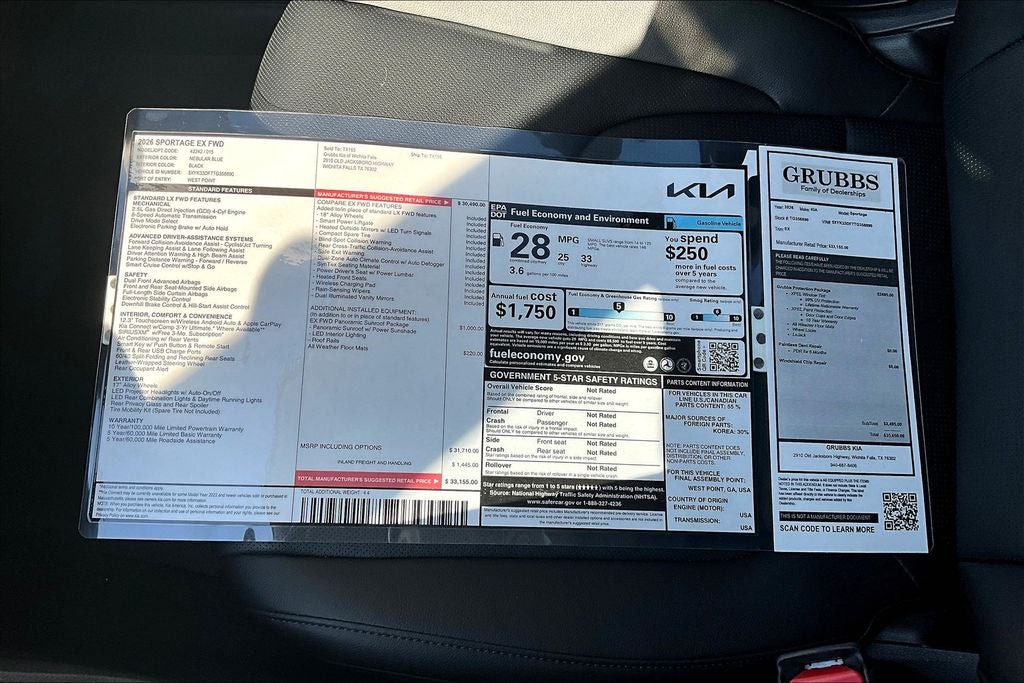 2026 Kia Sportage EX