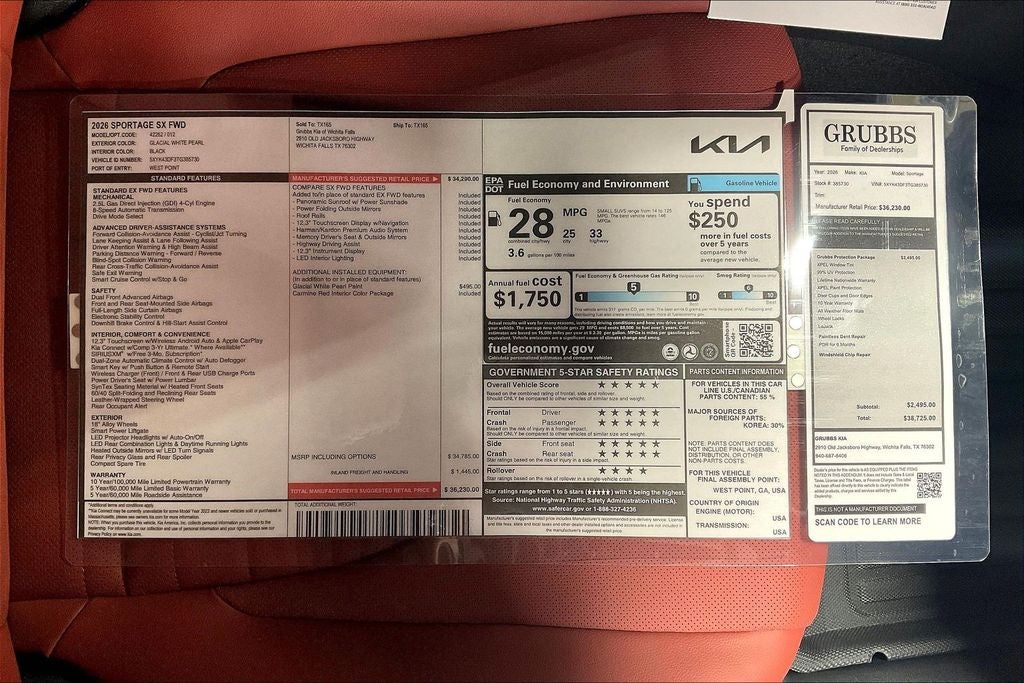 2026 Kia Sportage SX