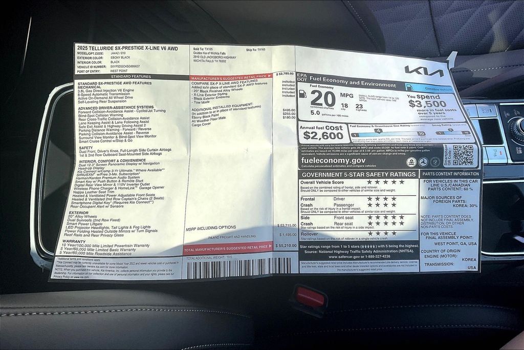 2025 Kia Telluride SX-Prestige X-Line