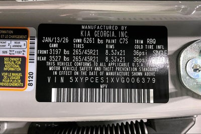 2027 Kia Telluride EX