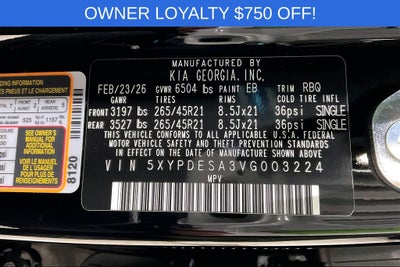 2027 Kia Telluride Hybrid X-Line SX