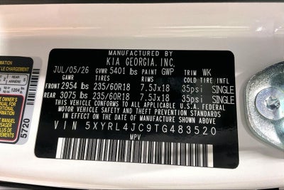 2026 Kia Sorento S