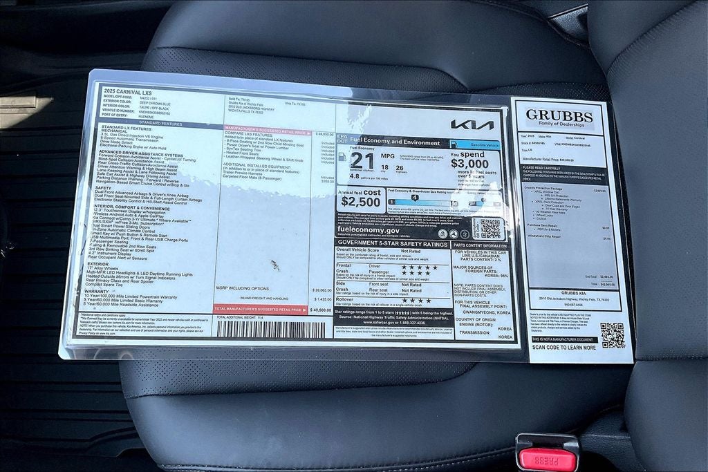 2025 Kia Carnival LXS