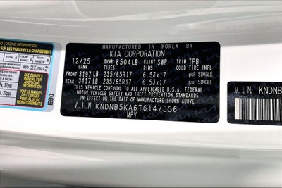 2026 Kia Carnival Hybrid LXS