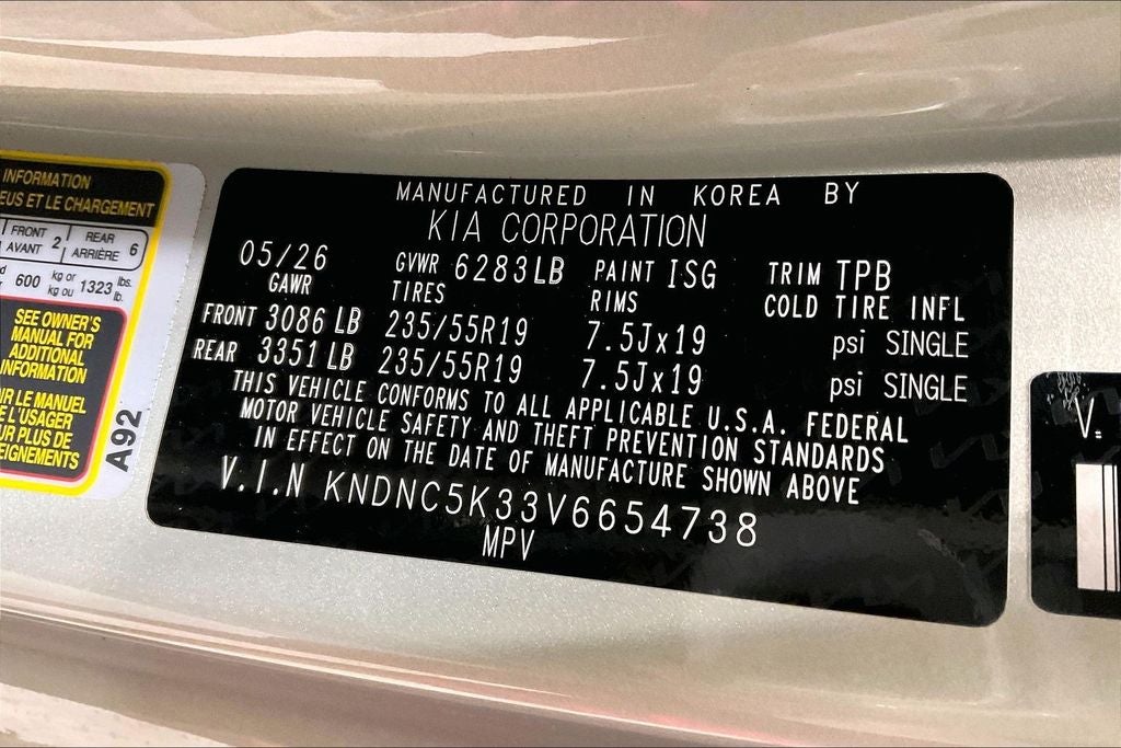 2027 Kia Carnival EX