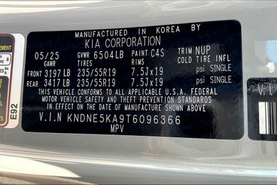 2026 Kia Carnival Hybrid SX