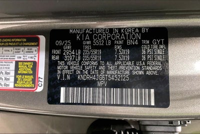 2026 Kia Sorento Hybrid EX