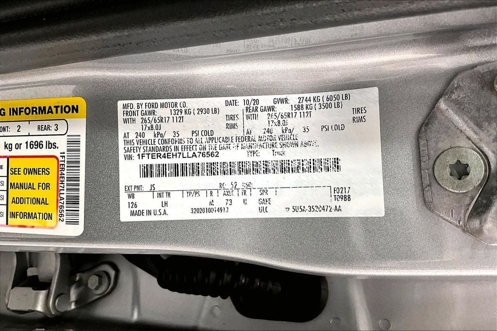 2020 Ford Ranger XLT