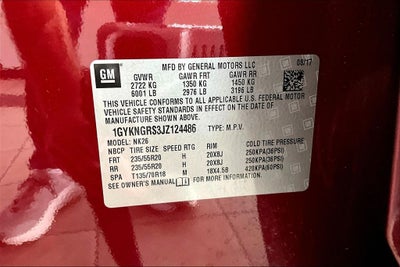 2018 Cadillac XT5 Platinum