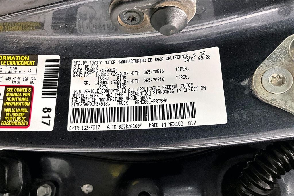 2020 Toyota Tacoma TRD Off-Road V6