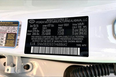 2026 Hyundai Tucson SEL FWD