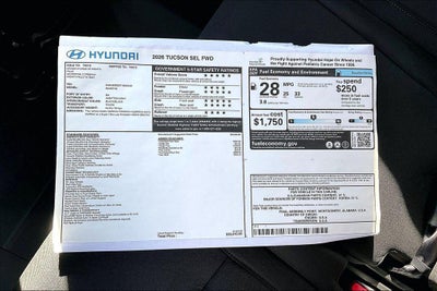 2026 Hyundai Tucson SEL FWD