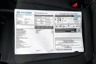 2026 Hyundai Tucson SEL FWD