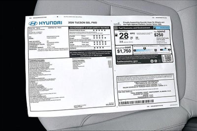 2026 Hyundai Tucson SEL FWD