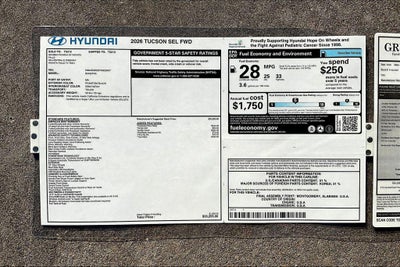 2026 Hyundai Tucson SEL FWD