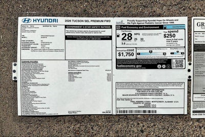 2026 Hyundai Tucson SEL Premium FWD