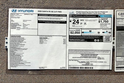 2026 Hyundai Santa Fe SE FWD