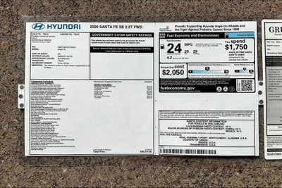 2026 Hyundai Santa Fe SE FWD
