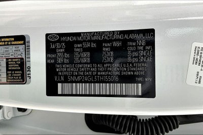 2026 Hyundai Santa Fe SEL FWD