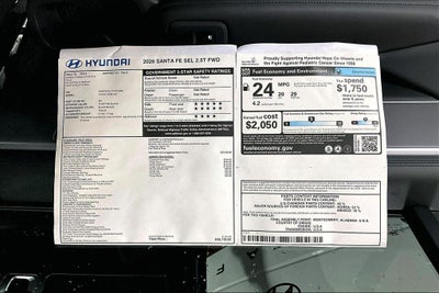 2026 Hyundai Santa Fe SEL FWD