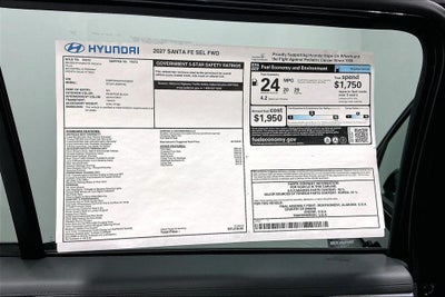 2027 Hyundai Santa Fe SEL FWD