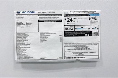 2027 Hyundai Santa Fe SEL FWD