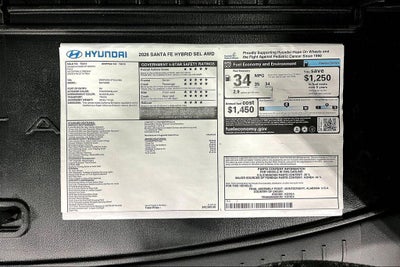 2026 Hyundai Santa Fe Hybrid SEL