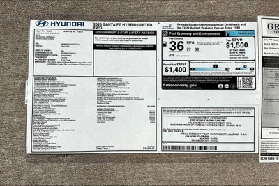 2026 Hyundai Santa Fe Hybrid Limited
