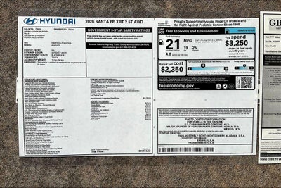 2026 Hyundai Santa Fe XRT AWD